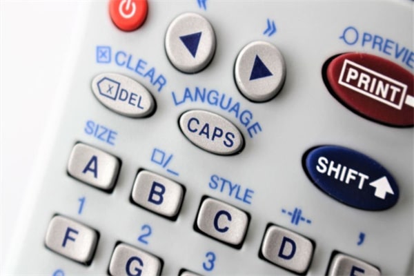 An Image of a Hand Label maker