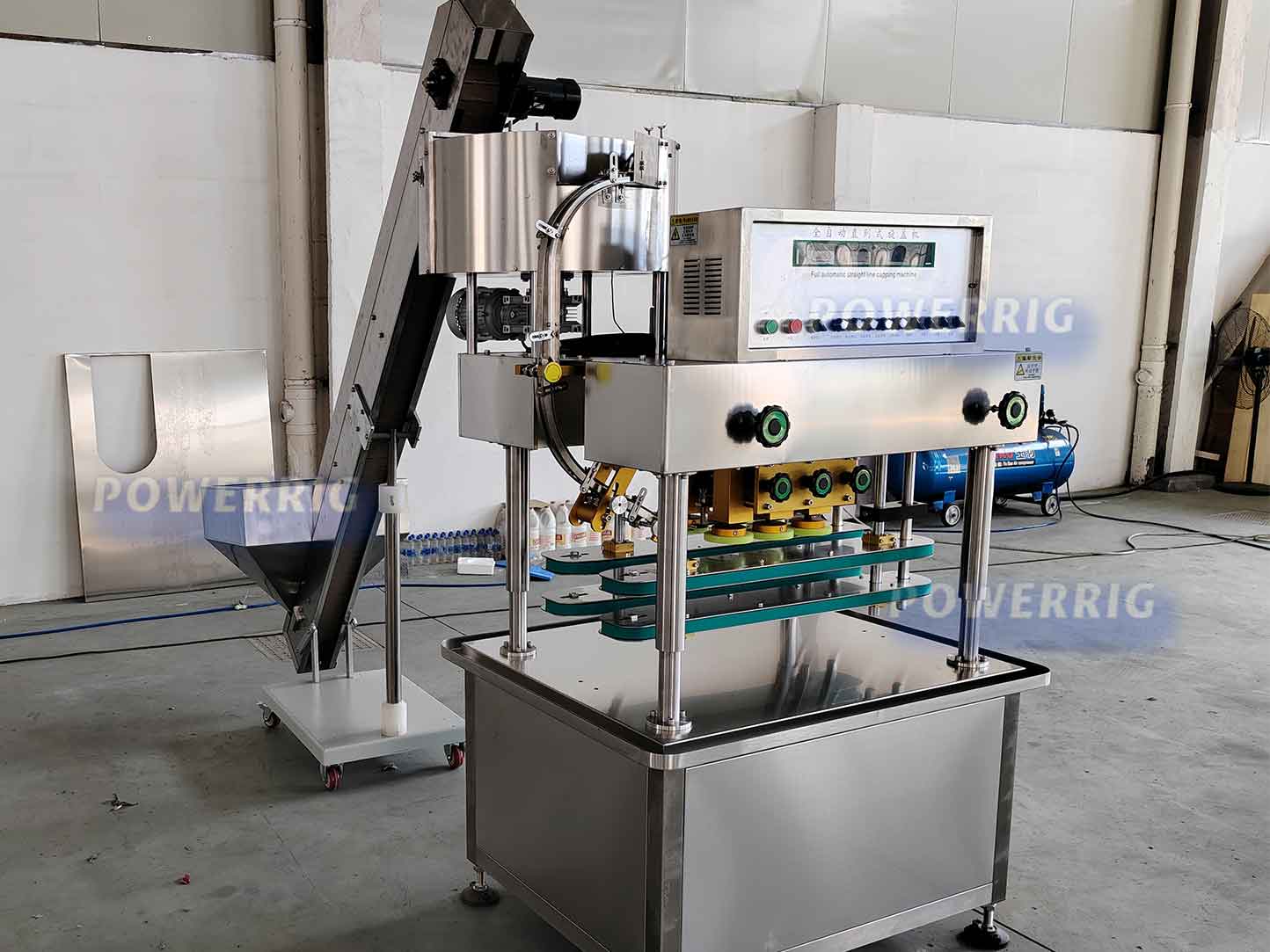 6 wheels capping machine