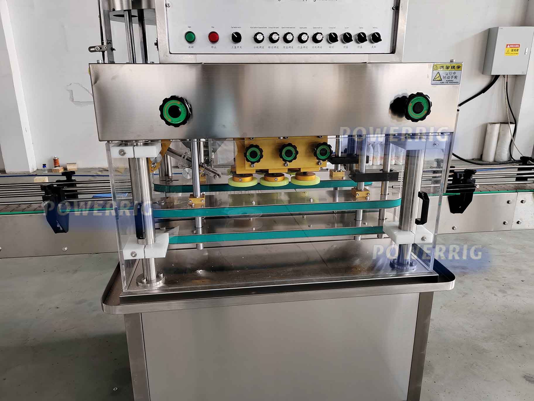 six-wheel capping machine