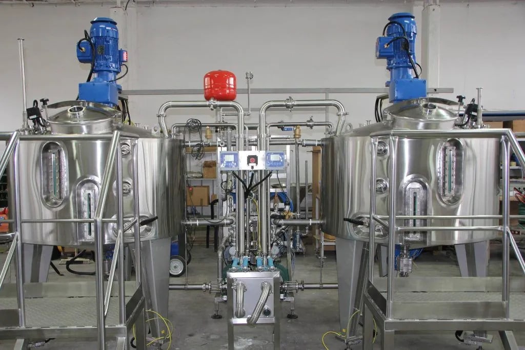 chemical mixing tank machine