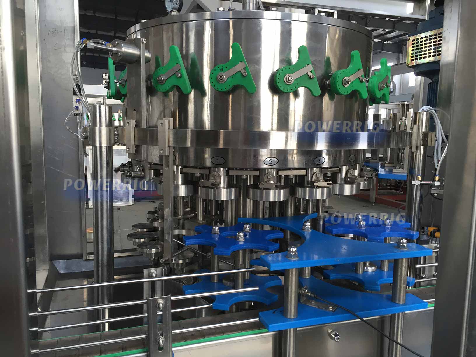 Isobaric pressure / counter pressure filling system