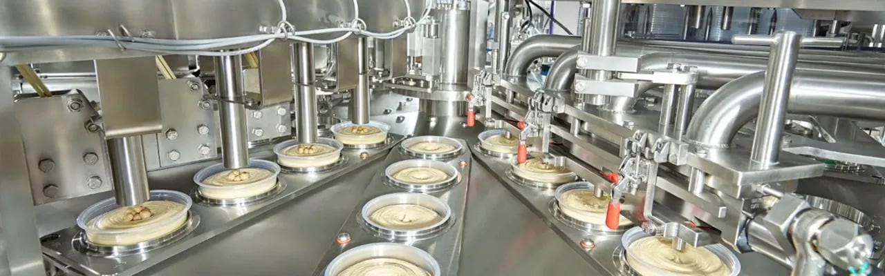 hummus cup filling machine
