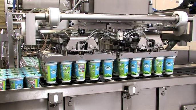 yogurt cup filling and sealing machine
