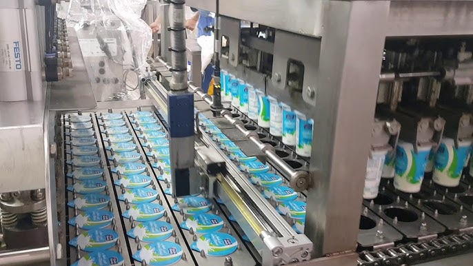 yogurt filling and sealing machine