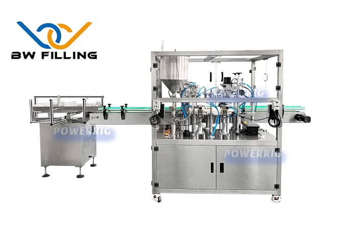double station vial filling equipment