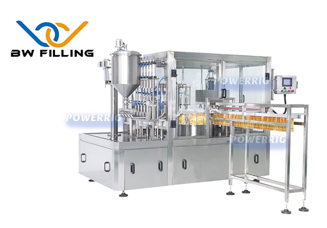 spout pouch juice filling machine