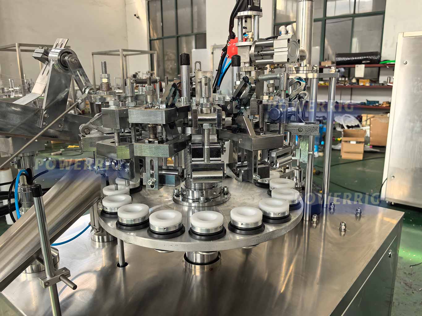 fully automatic ointment filling machine