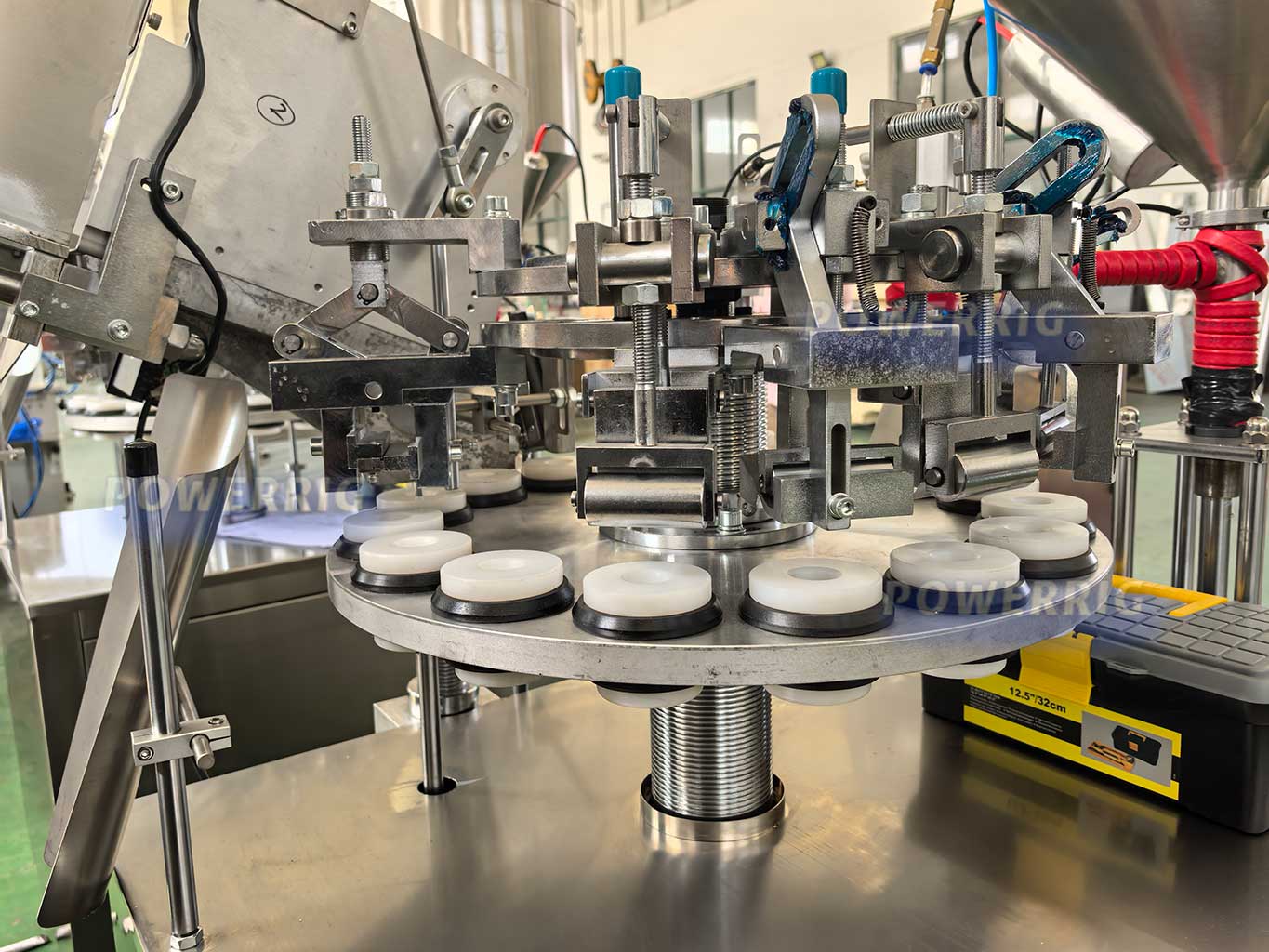 ointment filling and sealing machine