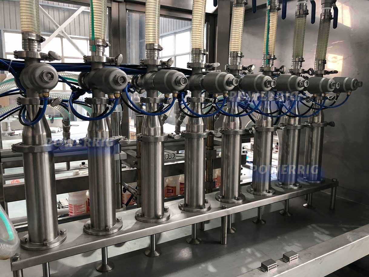 máquina llenadora de desinfectante de manos